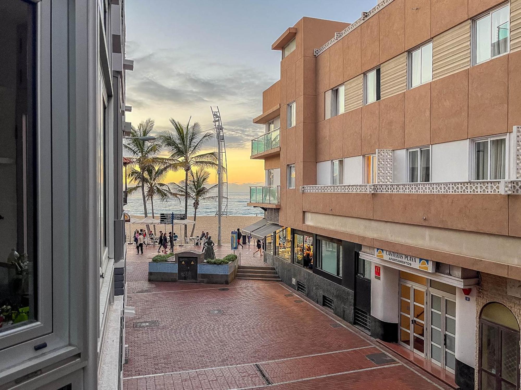 Apartamento A 20 M A Pie Playa De Las Canteras Las Palmas de Gran Canaria Eksteriør billede
